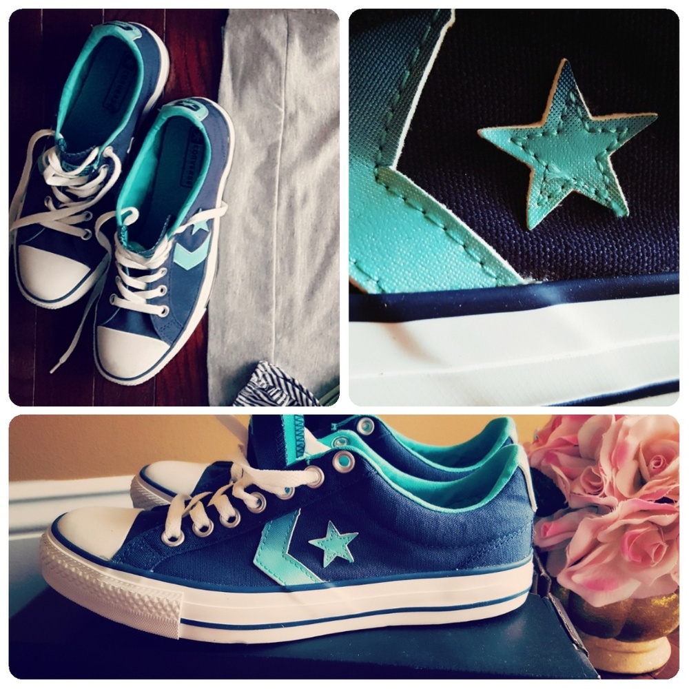 Converse | RARE Star Plyr EV OX NWOT | Navy, Blue - Picture 2 of 5